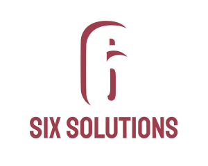 Six - Red Shadow Six logo design