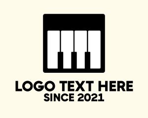 Jazz - Piano Keyboard App logo design