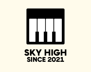 Music Player - Piano Keyboard App logo design