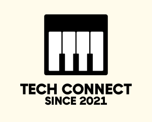 Midi - Piano Keyboard App logo design