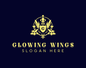 Crown Wings Royalty logo design