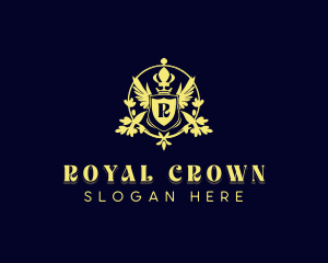 Crown Wings Royalty logo design