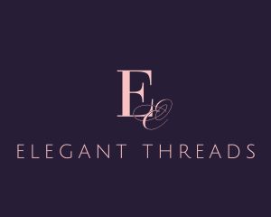 Expensive Elegant Boutique logo design