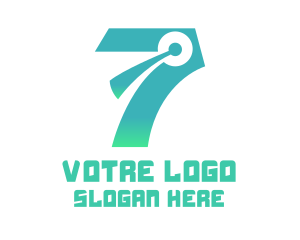 Discord - Modern Chat Number 7 logo design