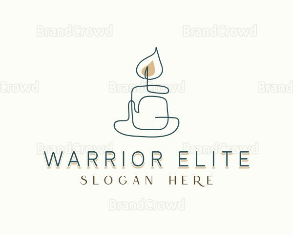 Scented Candle Souvenir Logo