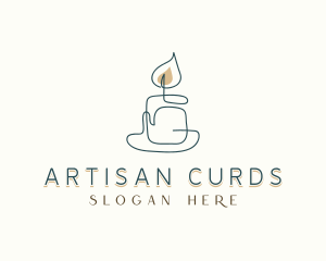 Scented Candle Souvenir logo design