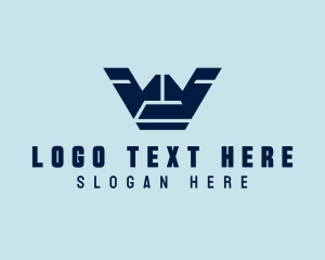 Business Tech  Letter W Logo