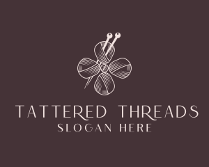 Crochet Yarn Thread logo design