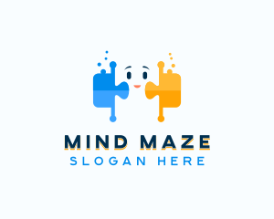 Puzzle - Daycare Puzzle Nursery logo design