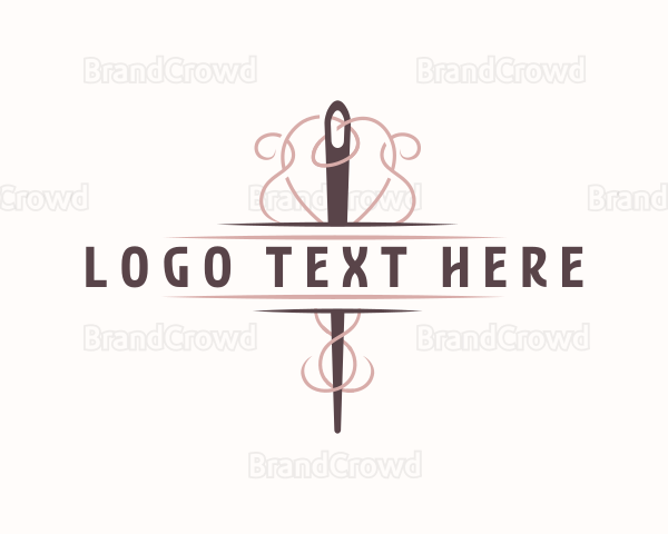 Needle Thread Fashion Logo