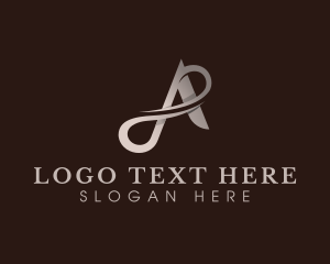 Multimedia - Elegant Fashion Letter A logo design