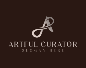 Elegant Fashion Letter A logo design