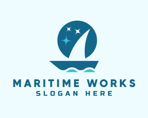 Shipyard - Ocean Boat Sailing logo design