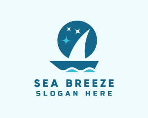 Boat - Ocean Boat Sailing logo design