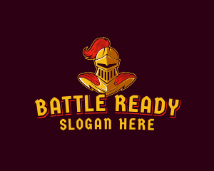 Soldier - Gaming Knight Soldier logo design