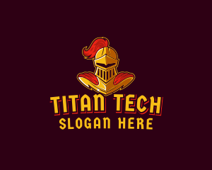 Titan - Gaming Knight Soldier logo design