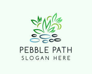 Pebble Plants Garden logo design