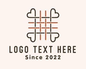Textile - Woven Heart Thread logo design