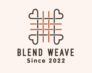 Woven Heart Thread logo design