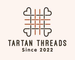 Woven Heart Thread logo design