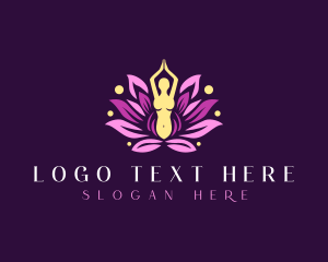 Ornament - Yoga Lotus Wellness logo design