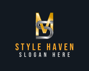 Stylist - Premium Metallic Detailing logo design