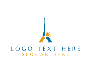 Tower - Eiffel Tower Landmark logo design