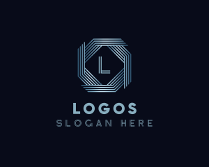 Organization - Metallic Octagon Corporate Business logo design