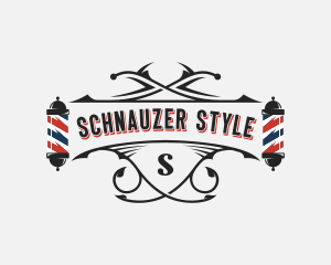 Haircut Barber Styling logo design