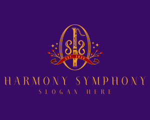 Orchestra - Musical Bassoon Orchestra logo design