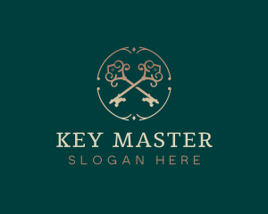 Keys - Luxury Real Estate Keys logo design