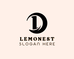 Seamstress - Swoosh Fashion Boutique Letter D logo design