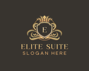 Luxury Shield Crown logo design