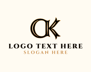 Monogram - Elegant  Antique Jewelry logo design