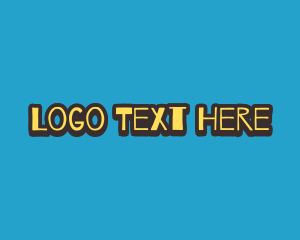 Cartoonish - Doodle Style Wordmark logo design