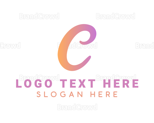 Elegant Feminine Letter C Logo