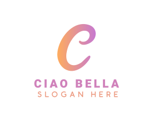 Elegant Feminine Letter C logo design