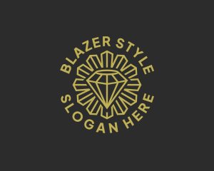 Crystal Diamond Jeweler logo design