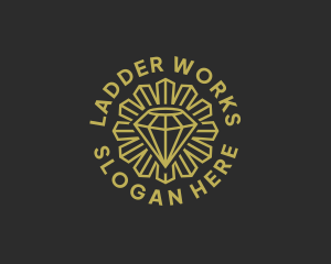 Crystal Diamond Jeweler logo design