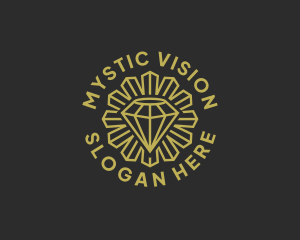 Crystal Diamond Jeweler logo design