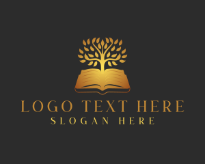 Study - Education Tree Book logo design