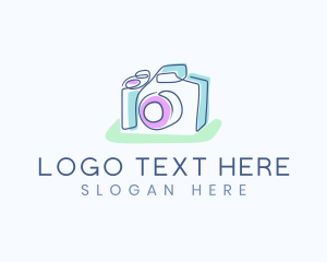 Photo - Doodle Photo Camera logo design