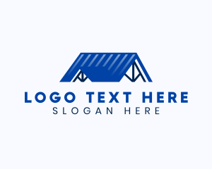 Roofing Construction Contractor Logo