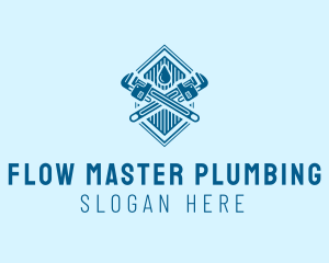 Plumbing - Plumbing Pipe Wrench logo design