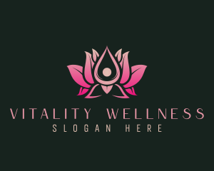 Lotus Wellness Therapy logo design