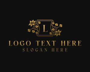 Luxury - Floral Wedding Boutique logo design