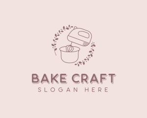 Patisserie Hand Mixer logo design