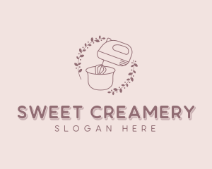 Patisserie Hand Mixer logo design