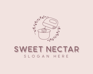 Patisserie Hand Mixer logo design