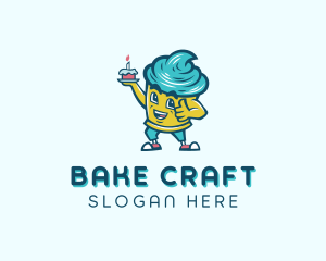 Baking Cupcake Pastry logo design